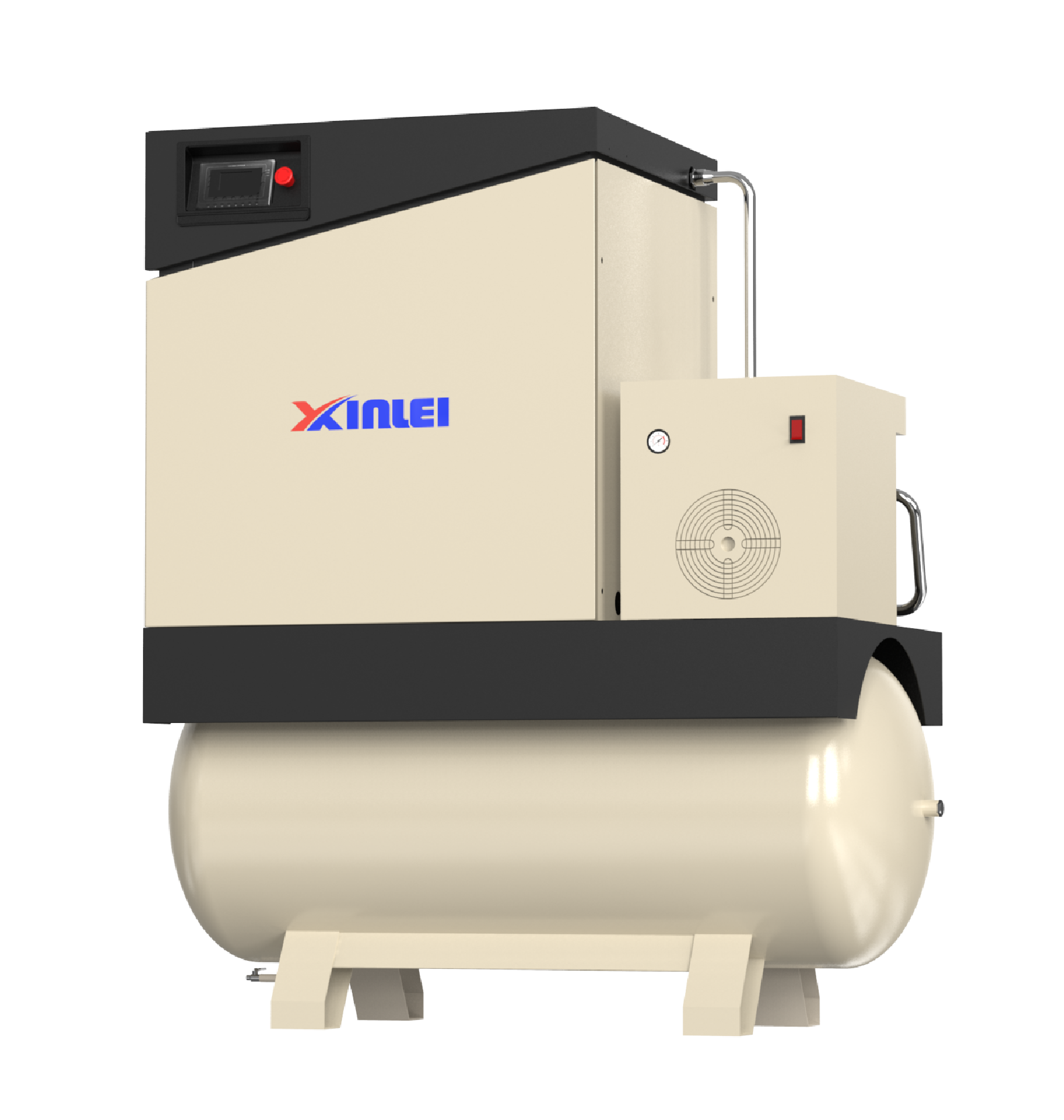 OEM Screw air compressor with tank and dryer (3 in 1)