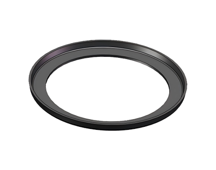Self-lubricating material piston ring