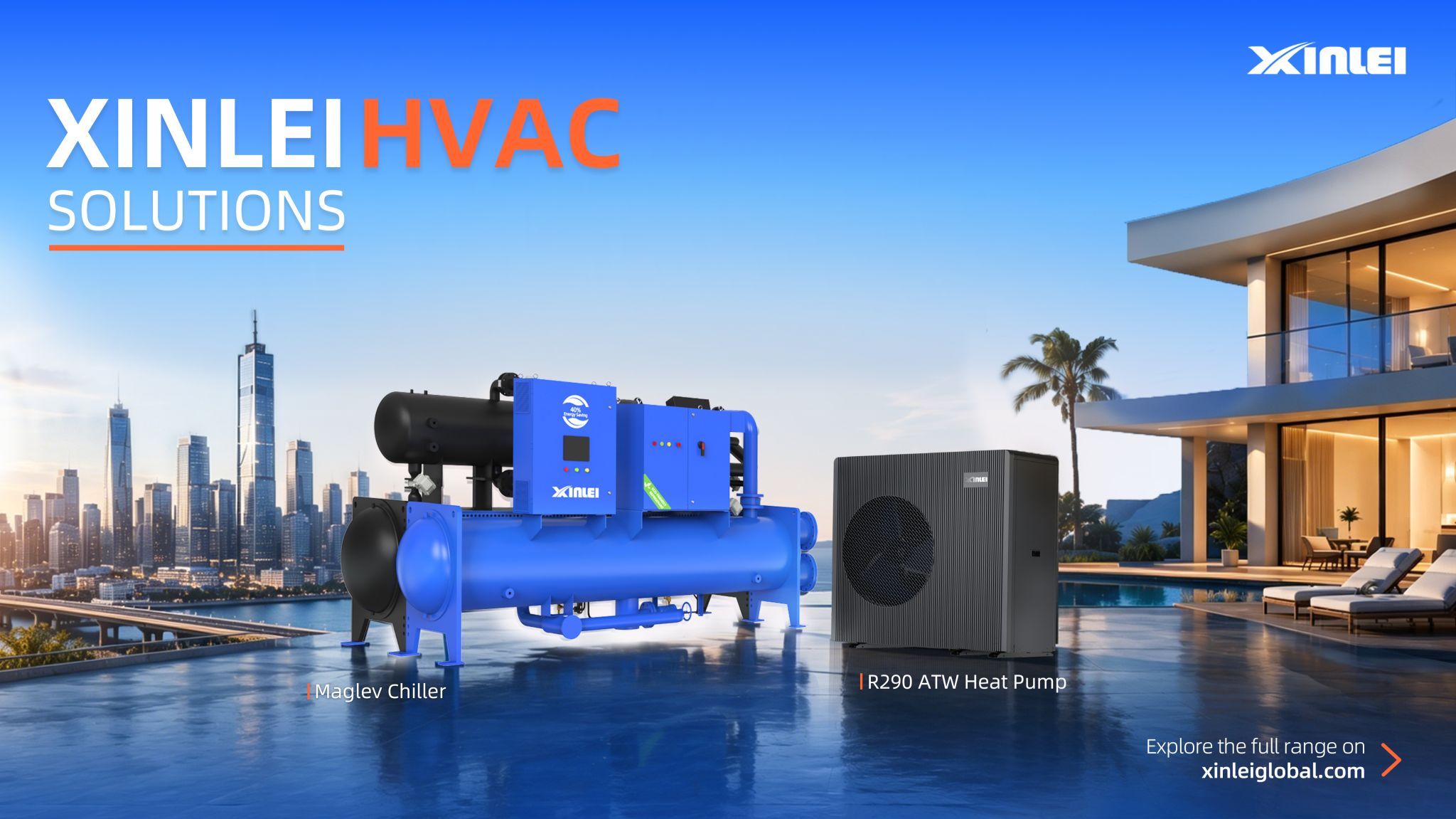 How XINLEI Engineers Efficient HVAC Solutions Across Commercial Networks and Residential Applications